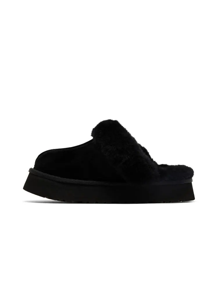 Шлепанцы UGG Wmns Disquette Slipper Black — изображение 3 из 6, черный