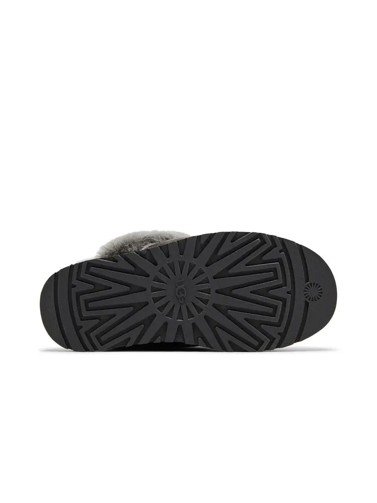 Шлепанцы UGG Wmns Disquette Slipper Charcoal — изображение 4 из 6, серый
