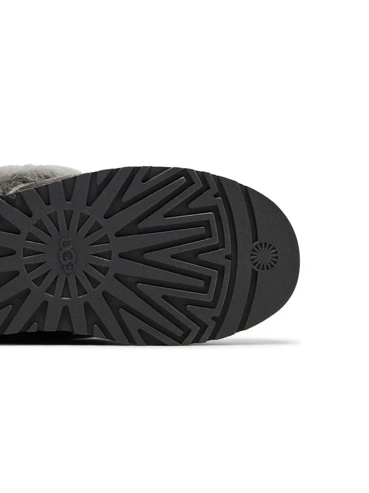 Шлепанцы UGG Wmns Disquette Slipper Charcoal — изображение 5 из 6, серый