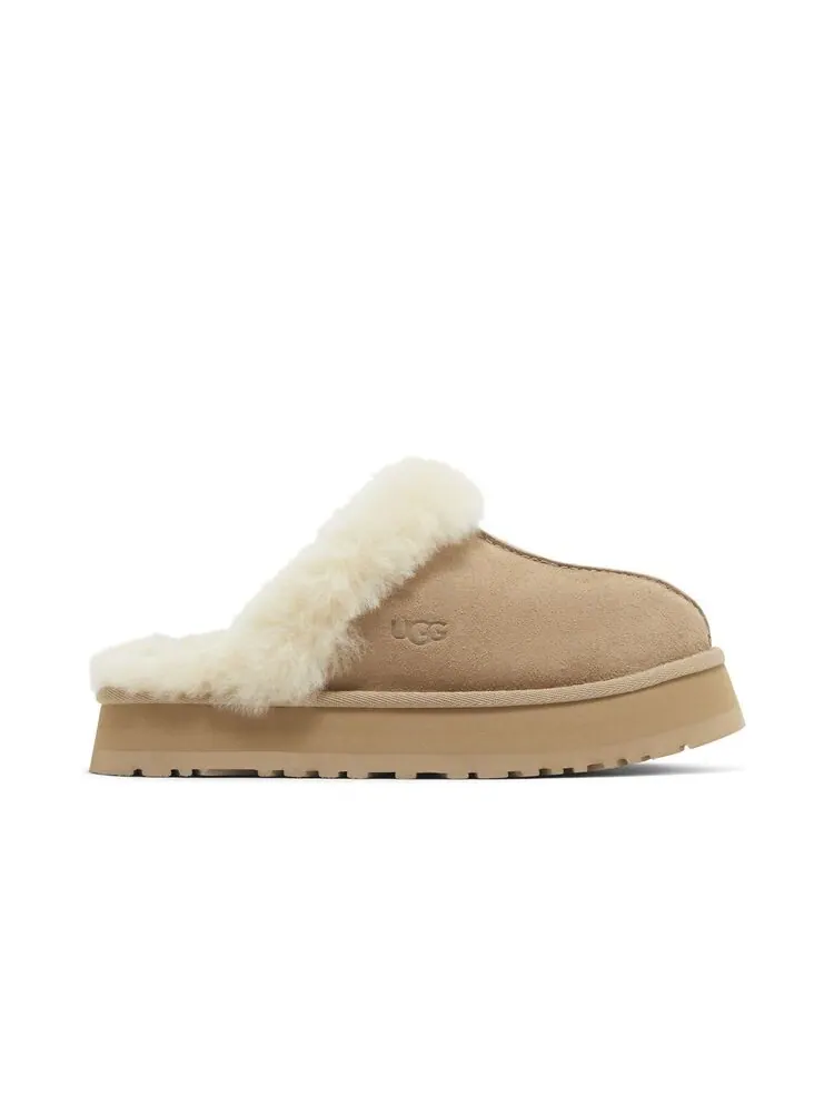 Шлепанцы UGG Wmns Disquette Slipper Sand — изображение 1 из 6, желто-коричневый
