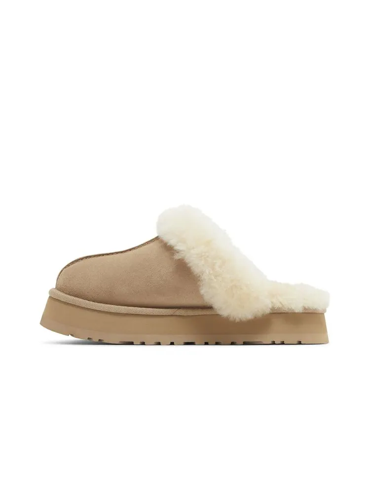 Шлепанцы UGG Wmns Disquette Slipper Sand — изображение 3 из 6, желто-коричневый