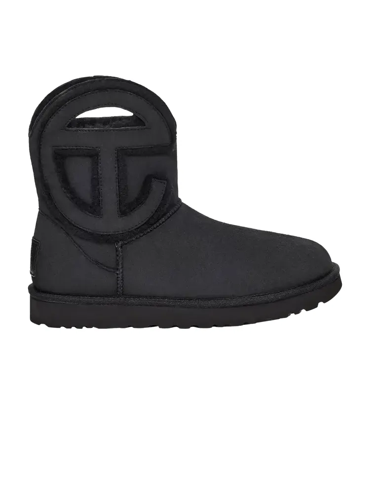Мужские ботинки UGG x Telfar с декоративной нашивкой — изображение 1 из 1, черный