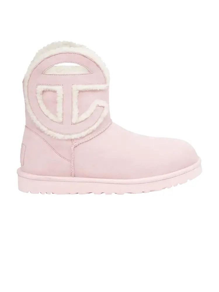 Мужские угги UGG Teflar x Logo Mini с аппликацией — изображение 1 из 1, розовый