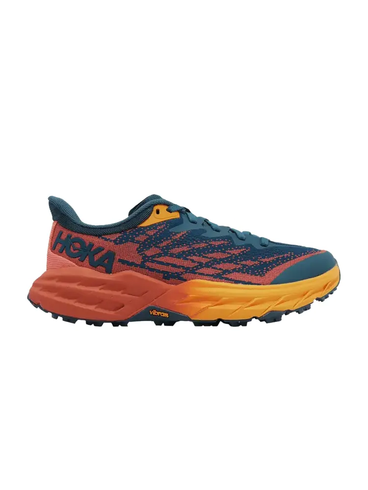 Кроссовки HOKA Wmns Speedgoat 5 Wide 'Blue Coral Camellia' — изображение 1 из 1, синий