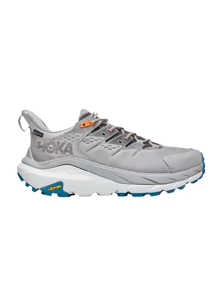 Кроссовки HOKA Kaha 2 Low GORE-TEX 'Sharkskin Blue Coral' — изображение 1 из 1, серый