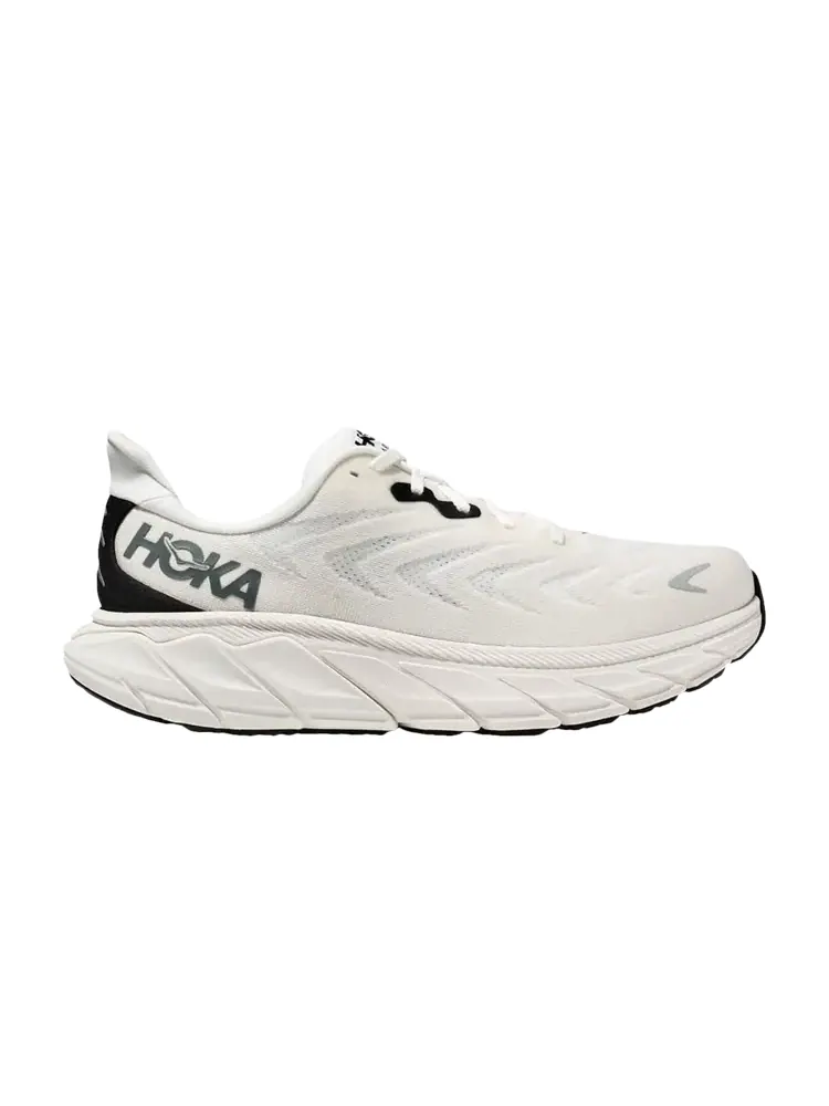 Кроссовки HOKA Arahi 6 2E Wide 'Blanc De Blanc Steel Wool' — изображение 1 из 1, белый