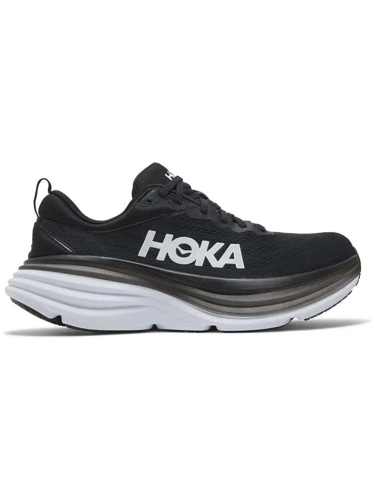 Кроссовки HOKA Bondi 8 'Black White' — изображение 1 из 8, черный