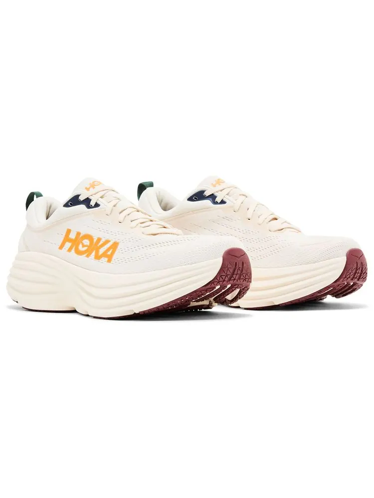 Кроссовки HOKA Bondi 8 'Oat Milk Alabaster' — изображение 8 из 8, бежевый
