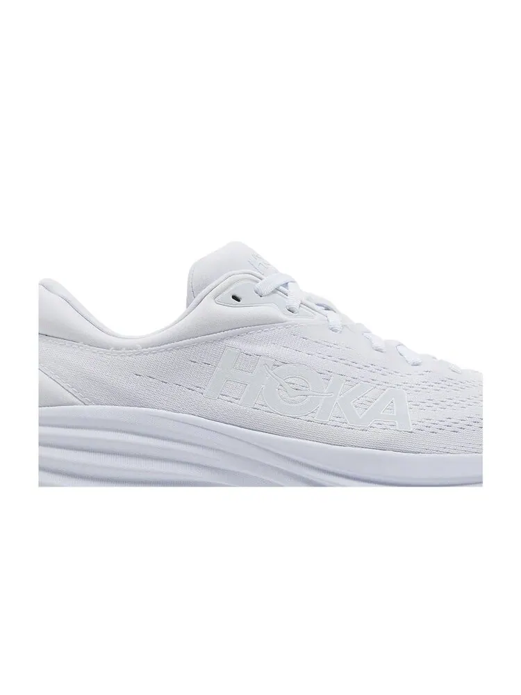Кроссовки HOKA Bondi 8 'Triple White' — изображение 2 из 4, белый