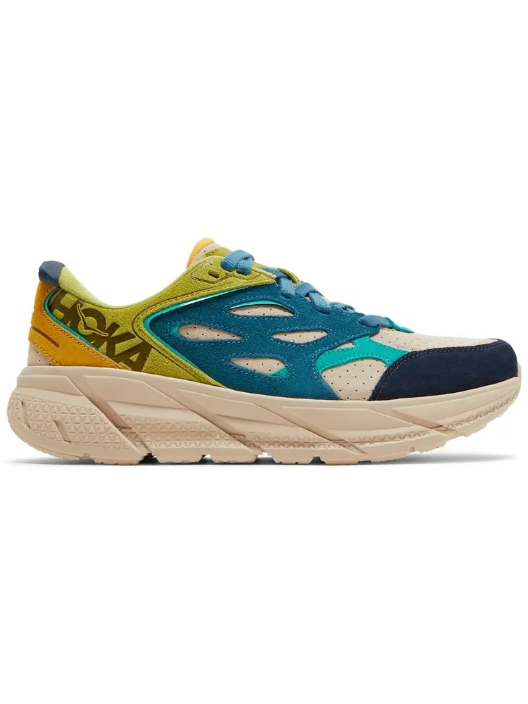 Кроссовки HOKA Clifton L Suede 'Multi-Color' — изображение 1 из 8, мульти