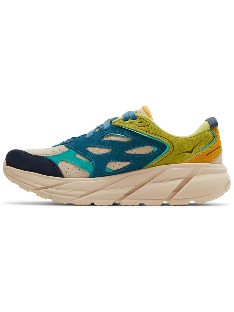Кроссовки HOKA Clifton L Suede 'Multi-Color' — изображение 3 из 8, мульти