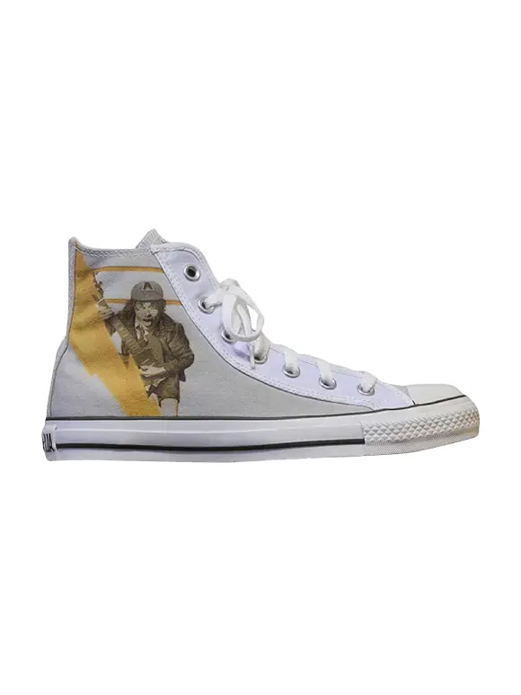 Кроссовки Converse AC/DC x Chuck Taylor All Star Hi Top 'Natural Blue' — изображение 1 из 1, натуральный/синий