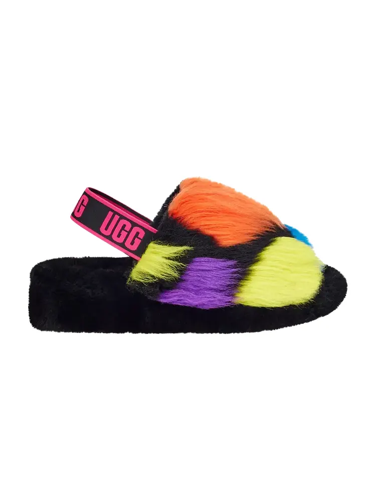 Кроссовки UGG Wmns Fluff Yeah Slide — изображение 1 из 1, черный