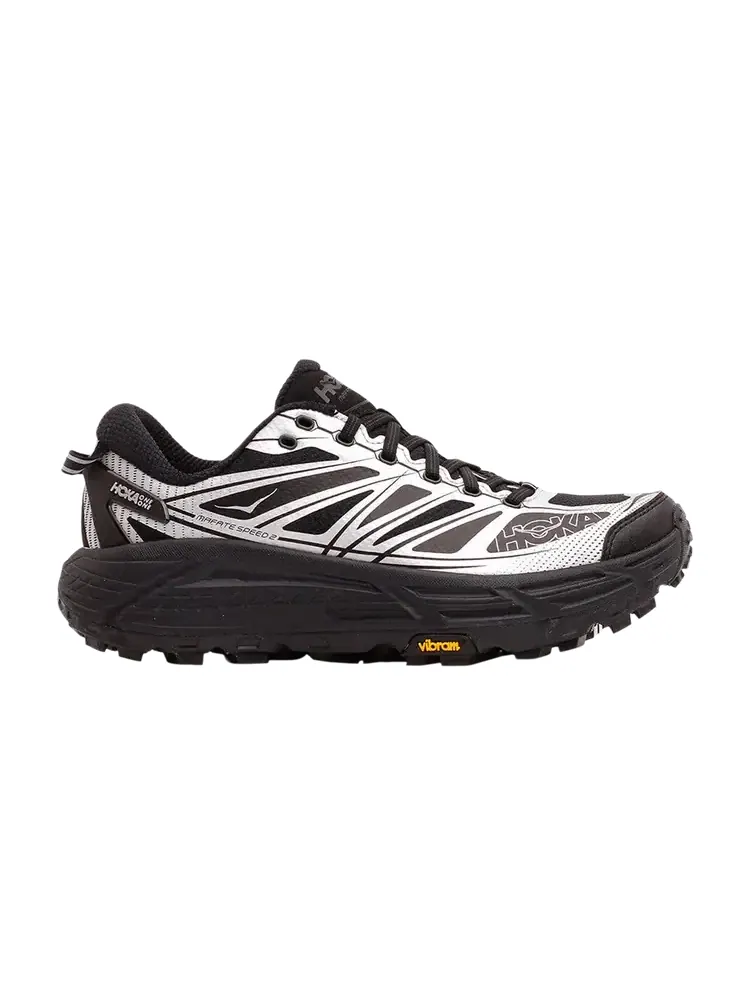 Кроссовки трейловые HOKA — изображение 1 из 1, черный серебристый
