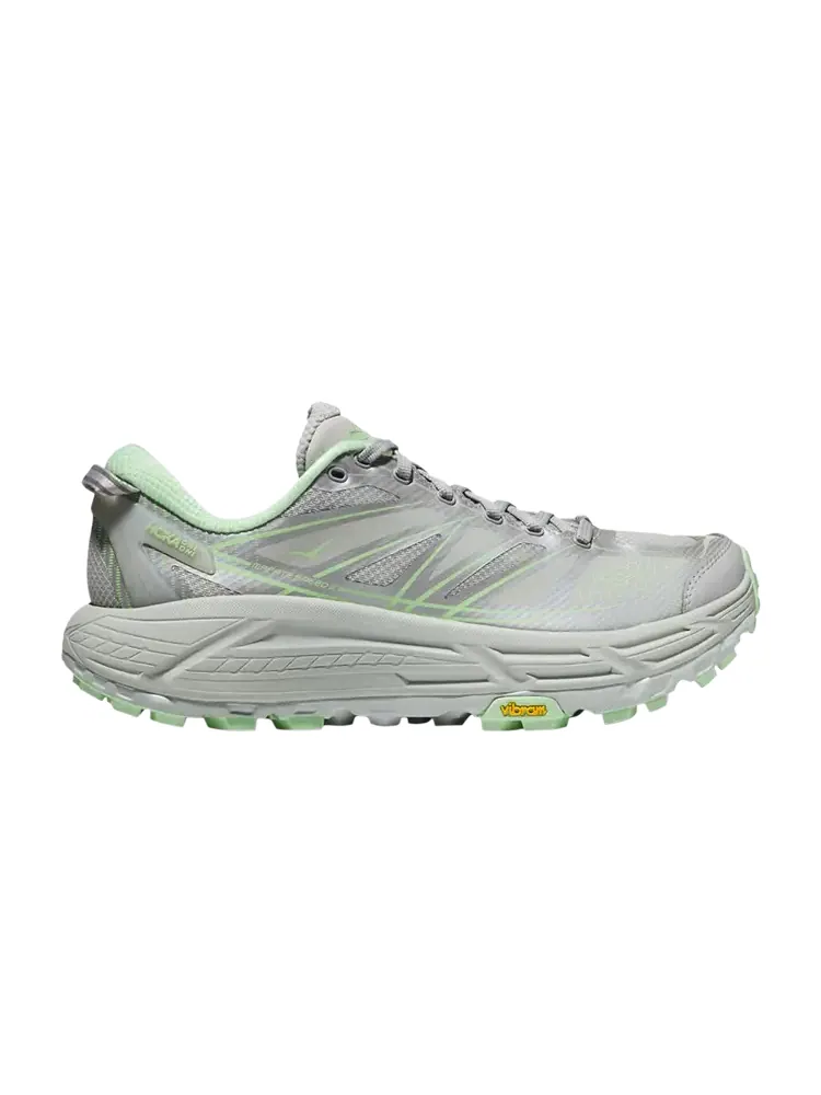 Кроссовки HOKA Mafate Speed 2 'Harbor Mist Lime Glow' — изображение 1 из 1, серый