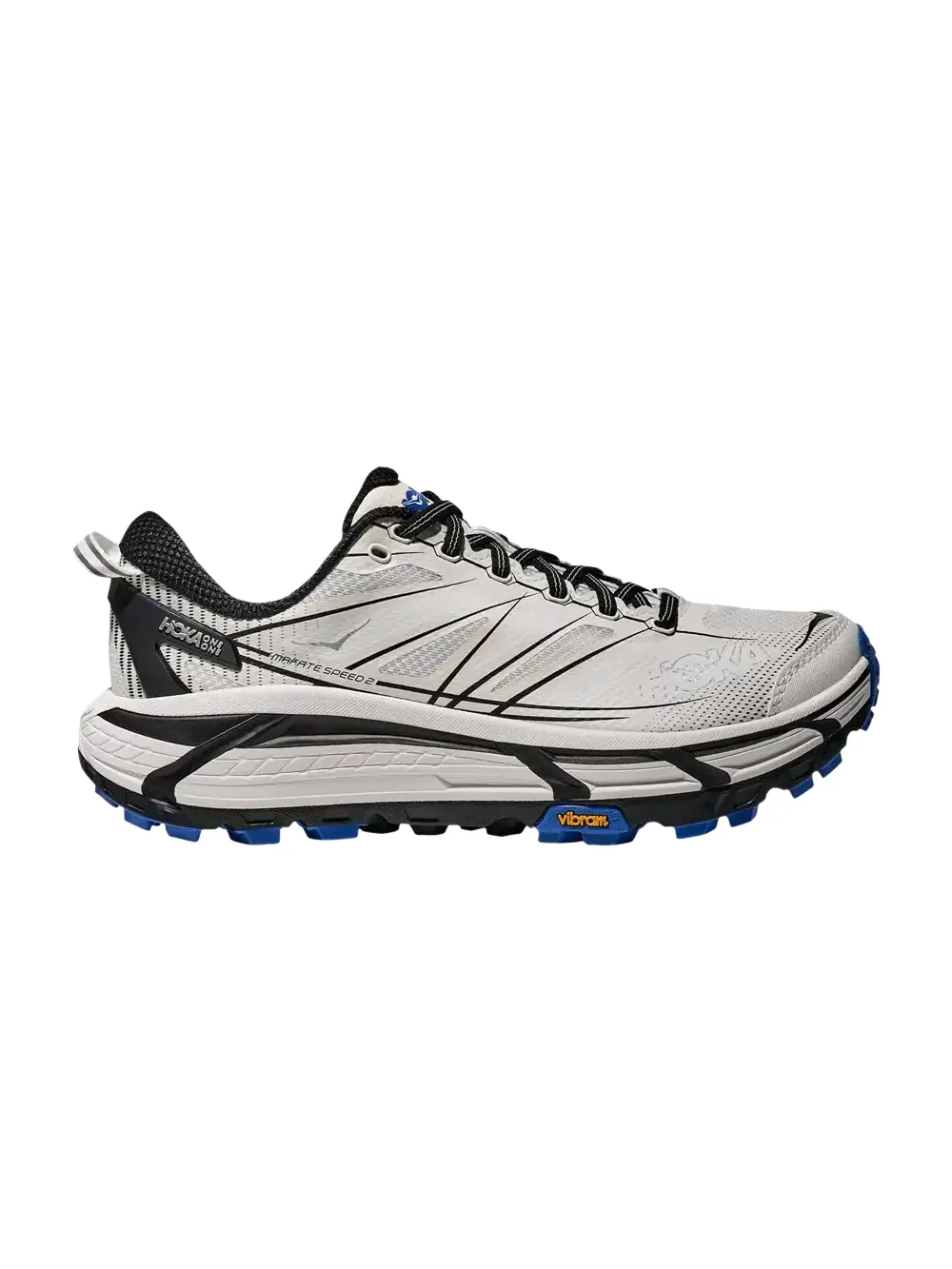 Кроссовки HOKA Mafate Speed 2 — изображение 1 из 1, белый/черный-синий
