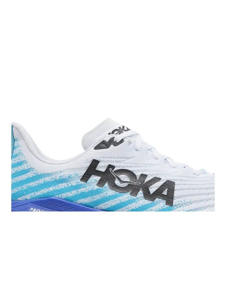 Кроссовки HOKA Mach 5 'White Scuba Blue' — изображение 2 из 4, белый