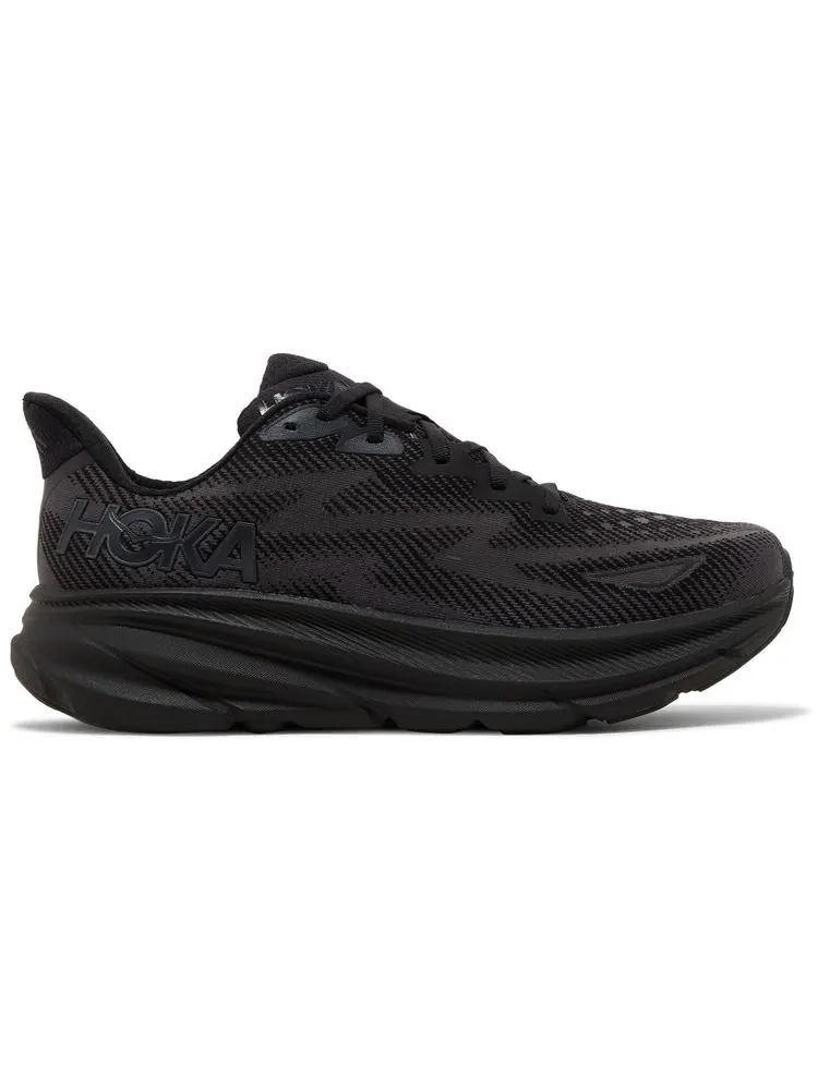 Кроссовки HOKA Clifton 9 'Triple Black' — изображение 1 из 8, черный