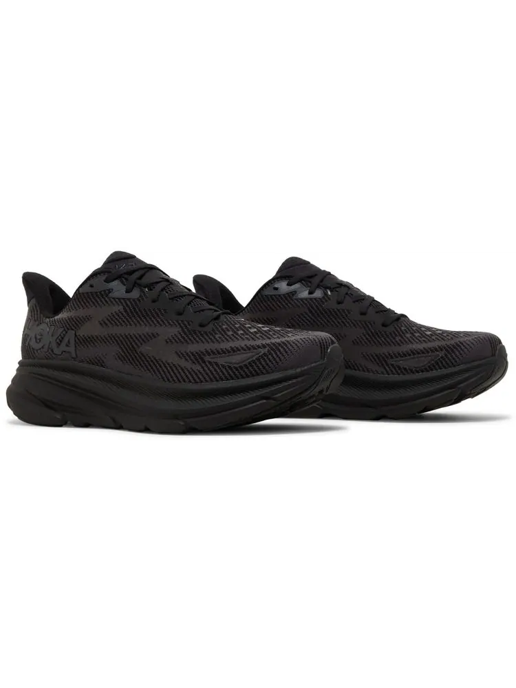 Кроссовки HOKA Clifton 9 'Triple Black' — изображение 8 из 8, черный