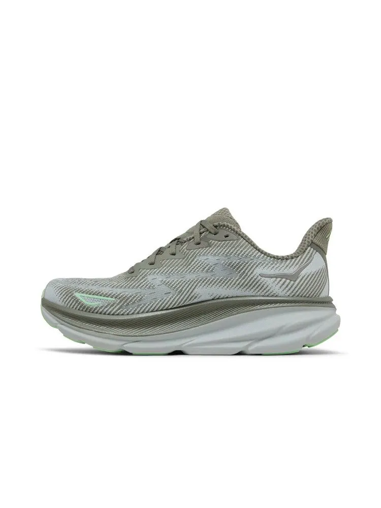 Кроссовки HOKA Clifton 9 'Olive Haze Mercury' — изображение 4 из 9, оливковый