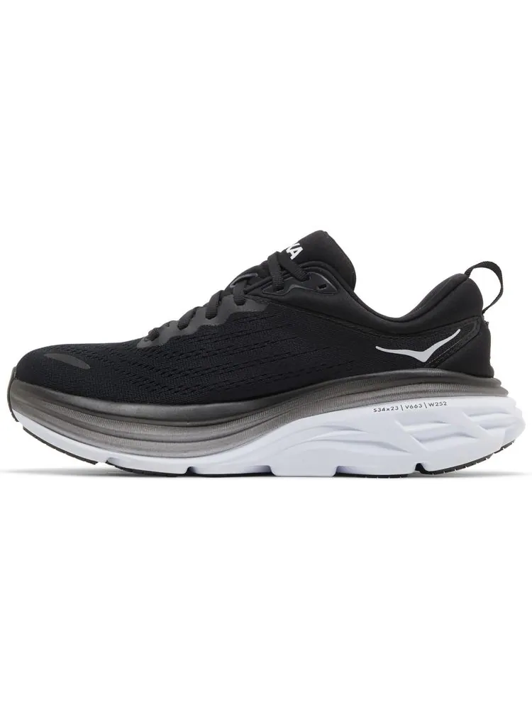Кроссовки HOKA Wmns Bondi 8 'Black White' — изображение 3 из 8, черный