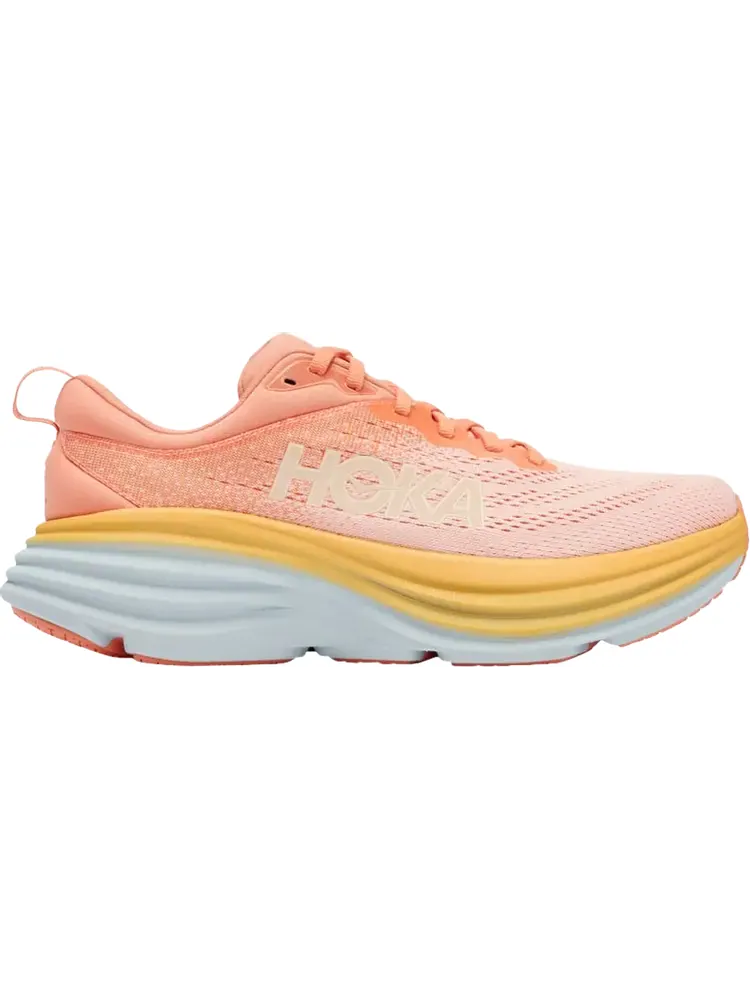 Кроссовки Wmns Bondi 8 'Shell Coral Peach Parfait' — изображение 1 из 1, оранжевый