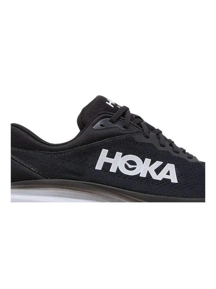 Кроссовки HOKA Bondi 8 2E Wide 'Black White' — изображение 3 из 9, черный/белый