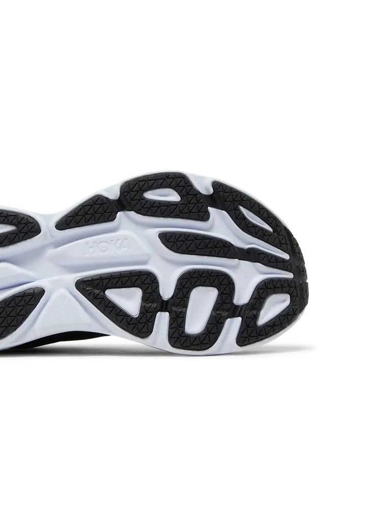 Кроссовки HOKA Bondi 8 2E Wide 'Black White' — изображение 6 из 9, черный/белый