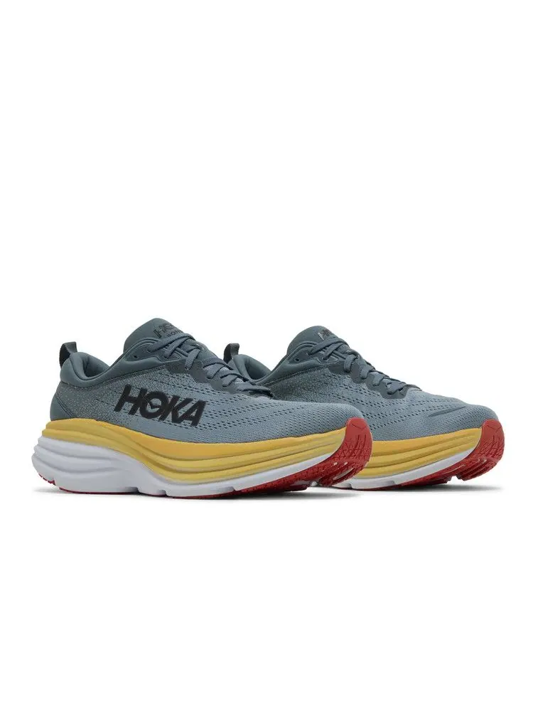 Кроссовки HOKA Bondi 8 2E Wide 'Goblin Blue' — изображение 9 из 9, синий