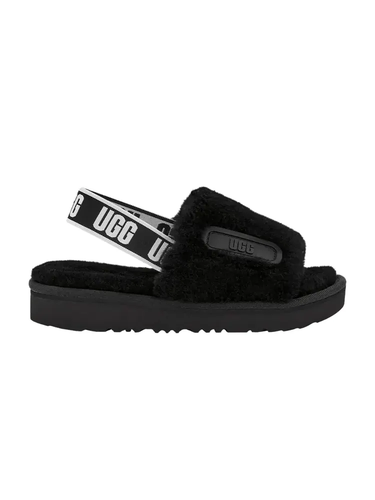 Кроссовки UGG Disco Slide Kids Black — изображение 1 из 1, черный