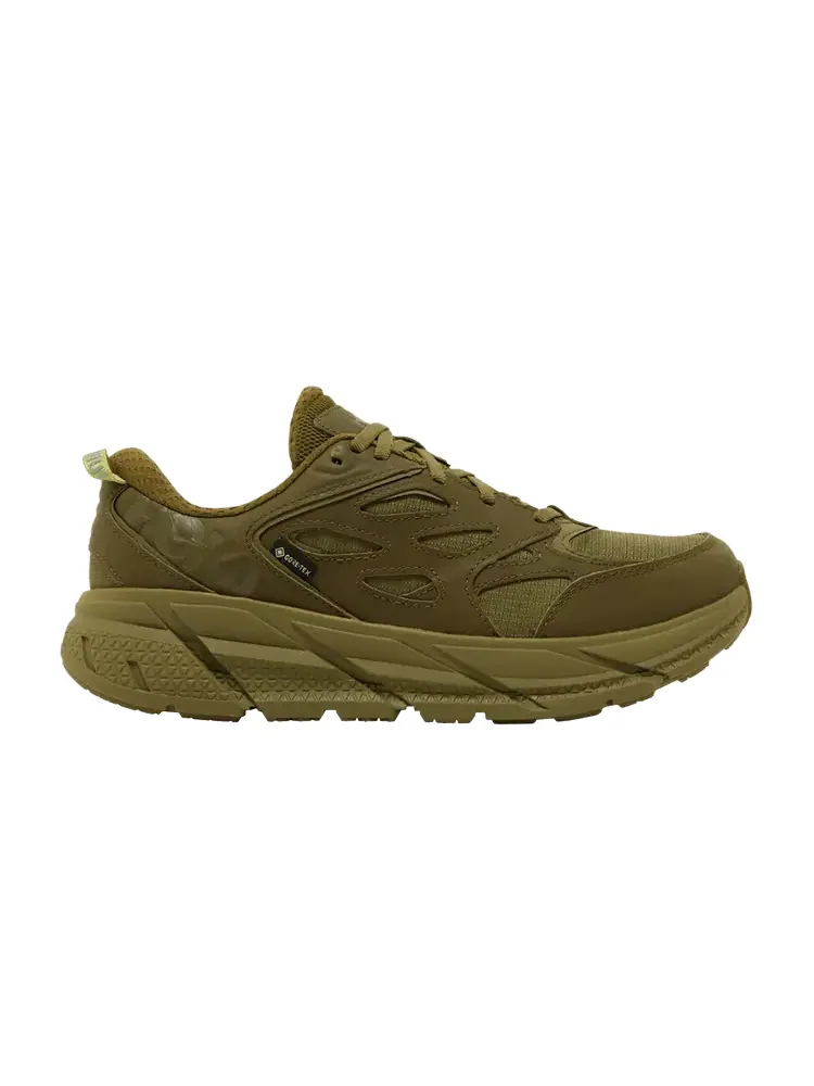 Кроссовки HOKA Clifton L GORE-TEX 'Avocado Green Moss' — изображение 1 из 9, зеленый