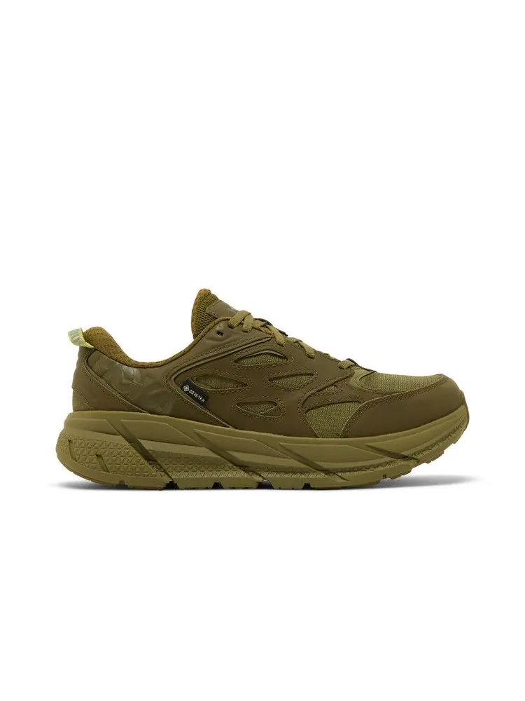 Кроссовки HOKA Clifton L GORE-TEX 'Avocado Green Moss' — изображение 2 из 9, зеленый