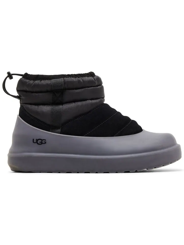 Мужские ботинки UGG Classic Mini комбинированные с резиновой подошвой — изображение 1 из 4, черный