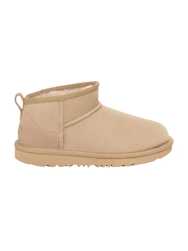 Ботинки UGG Classic Ultra Mini Boot Kids Sawdust — изображение 1 из 1, серый
