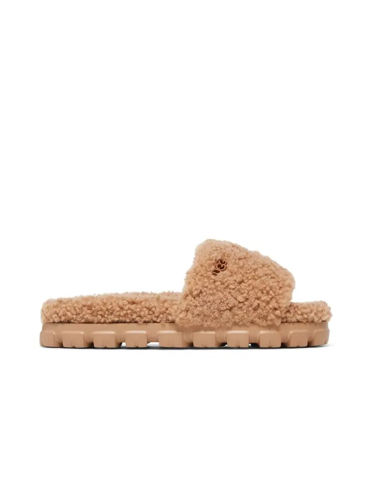 Кроссовки UGG Wmns Cozetta Curly Slipper — изображение 1 из 4, коричневый