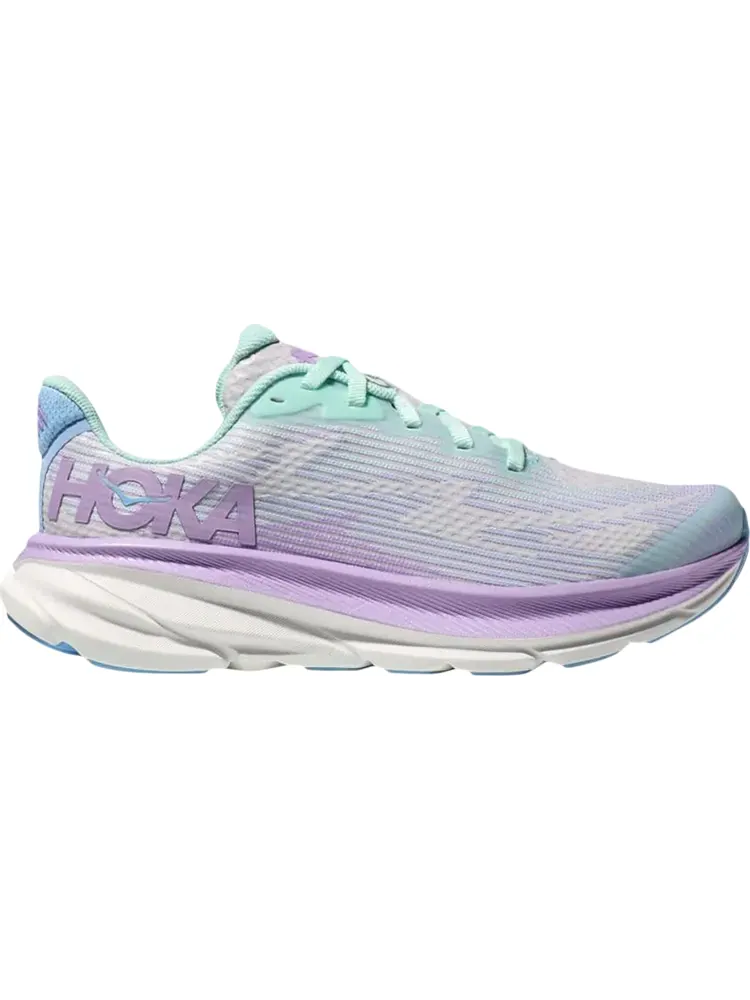 Кроссовки Clifton 9 Kids 'Sunlit Ocean Lilac Mist' — изображение 1 из 1, синий