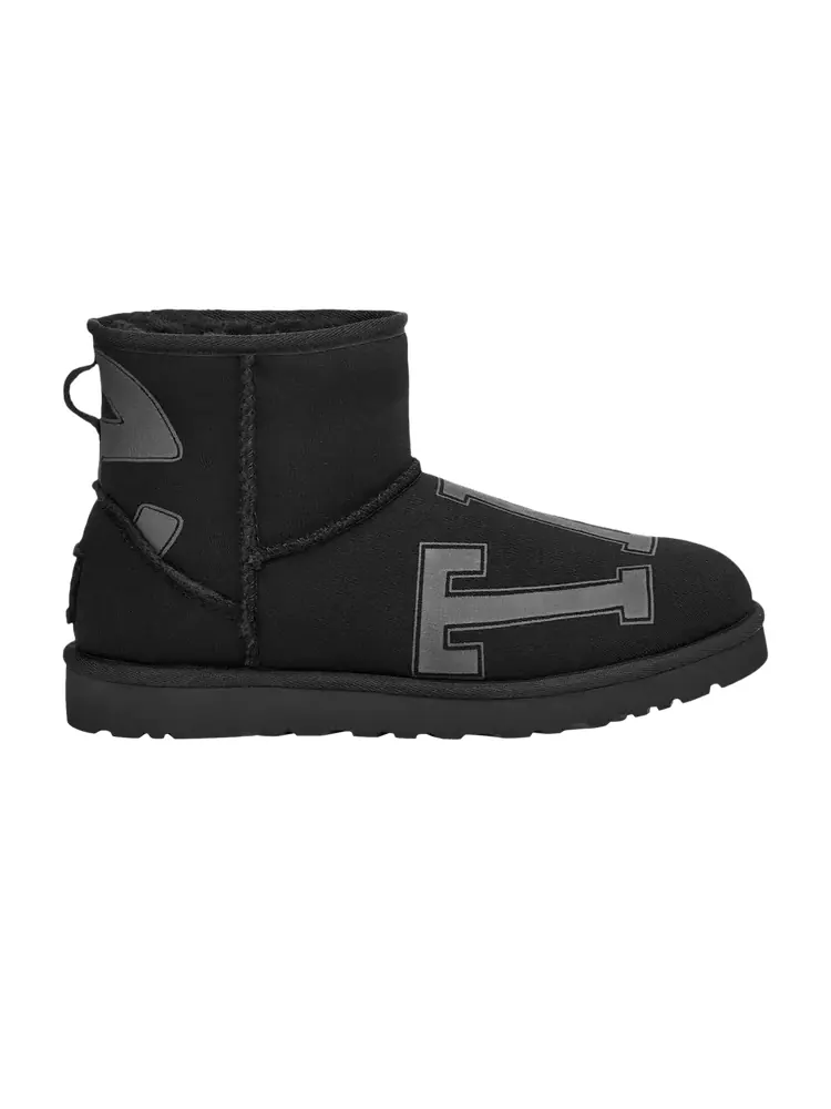 Мужские ботинки UGG Telfar Mini Boot флисовые — изображение 1 из 1, черный