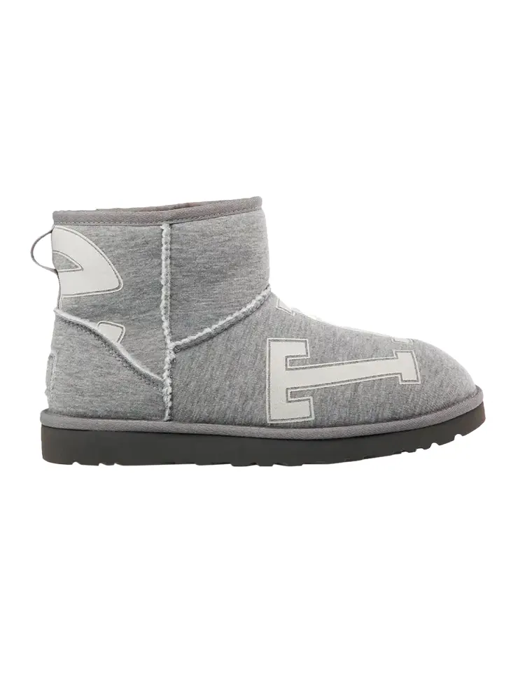 Кроссовки UGG Telfar x Fleece Mini Boot 'Heather Grey' — изображение 1 из 1, серый