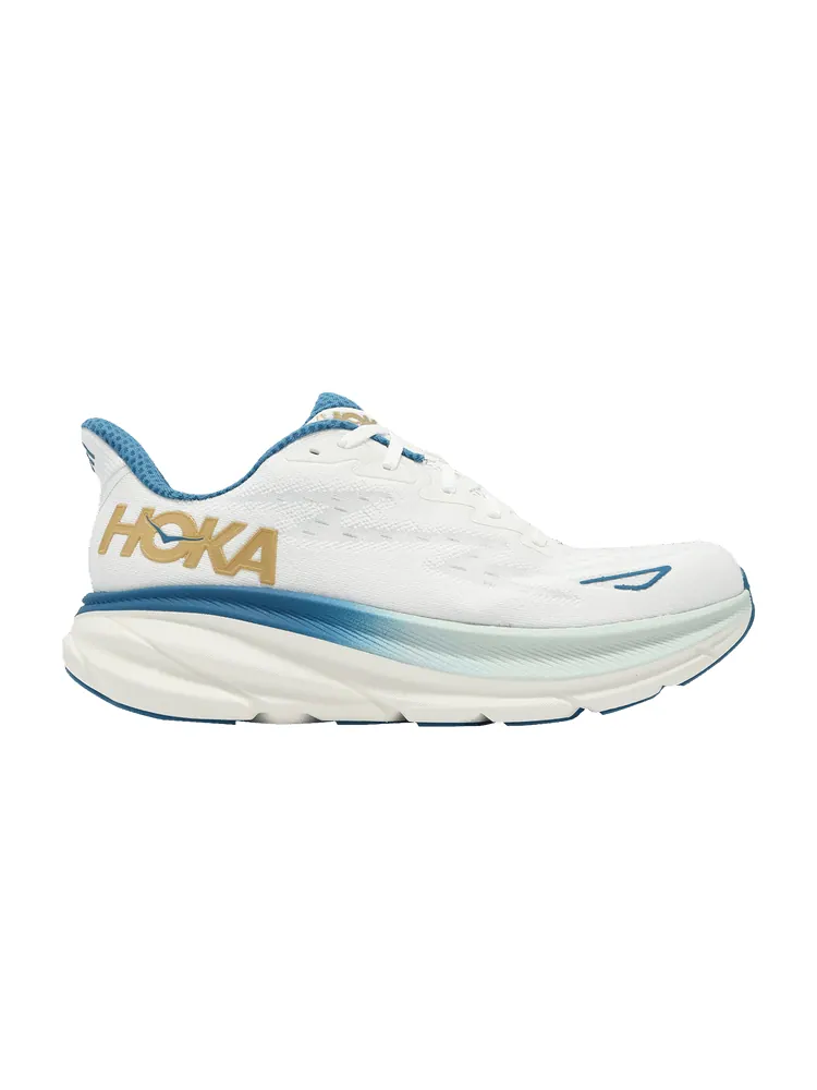 Кроссовки HOKA Clifton 9 2E Wide 'Frost Gold' — изображение 1 из 1, золотистый