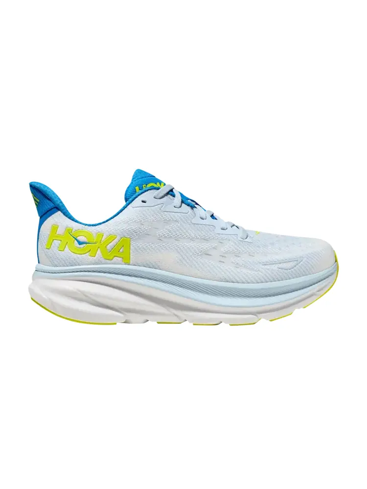 Кроссовки HOKA Clifton 9 Wide 'Ice Water Evening Primrose' — изображение 1 из 1, белый