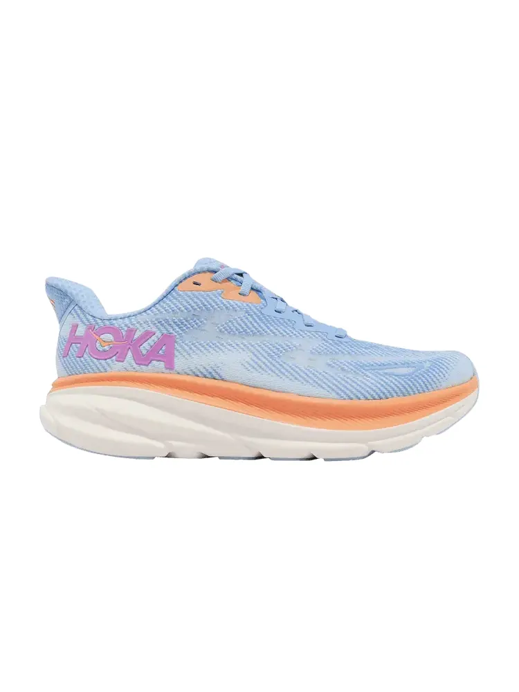 Кроссовки HOKA Wmns Clifton 9 Wide 'Airy Blue' — изображение 1 из 1, синий