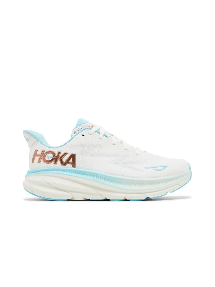 Кроссовки HOKA Wmns Clifton 9 Wide 'Frost Rose Gold' — изображение 2 из 9, розовый золотистый