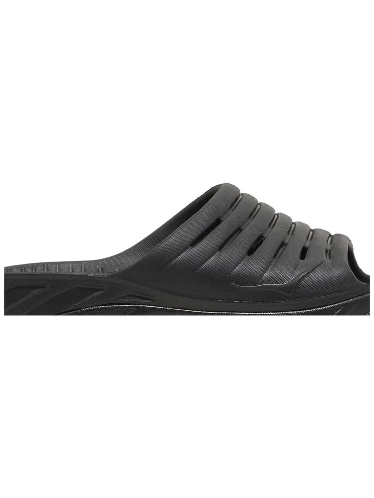 Шлепанцы HOKA Ora Recovery Slide 'Black' — изображение 2 из 8, черный