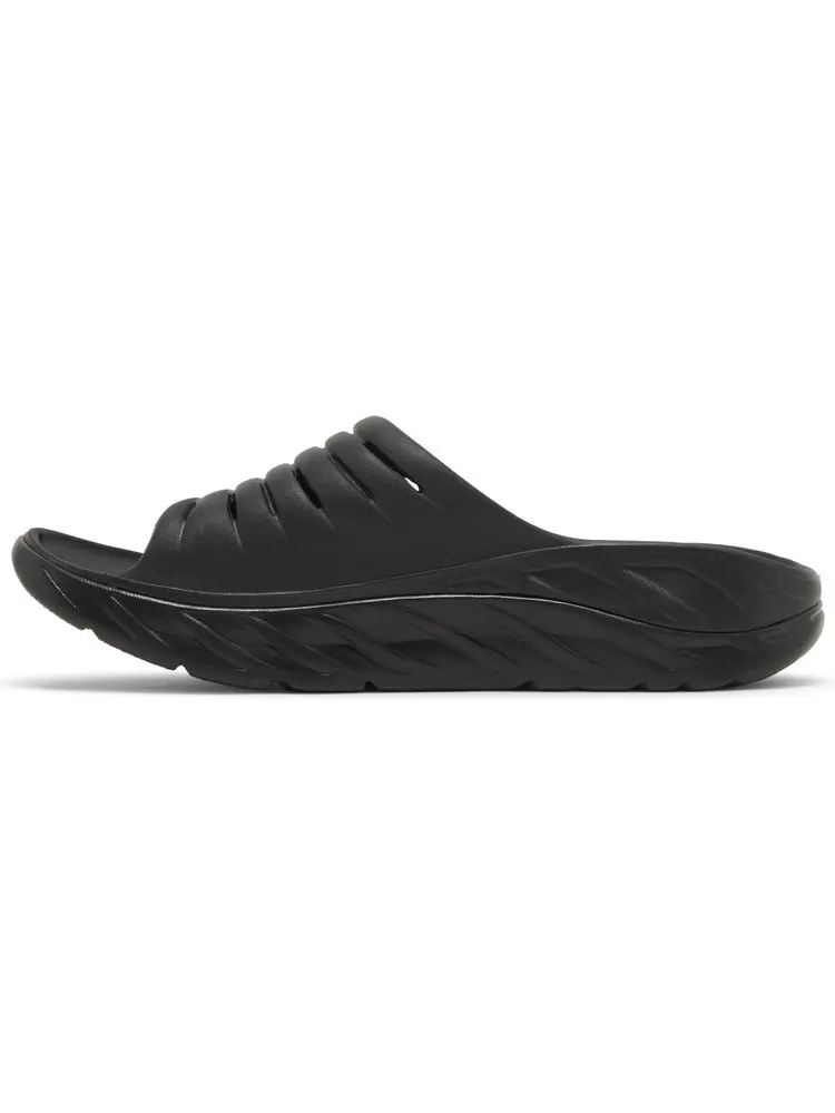 Шлепанцы HOKA Ora Recovery Slide 'Black' — изображение 3 из 8, черный