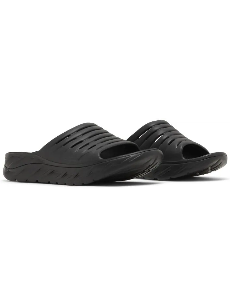 Шлепанцы HOKA Ora Recovery Slide 'Black' — изображение 8 из 8, черный