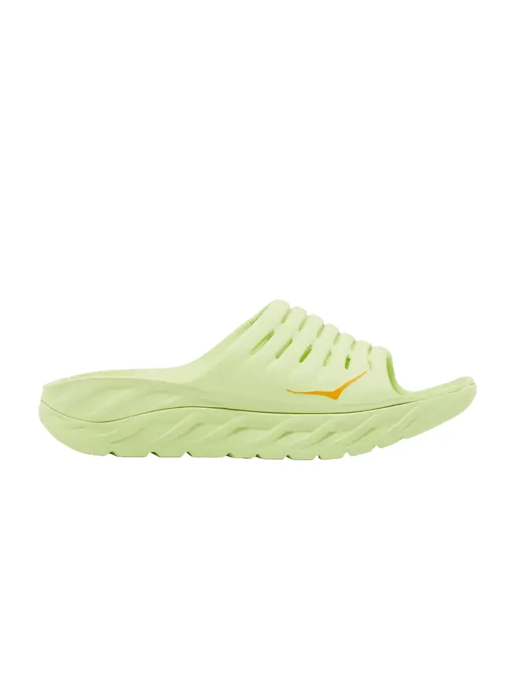 Сандалии HOKA Ora Recovery Slide 'Butterfly' — изображение 1 из 9, желтый