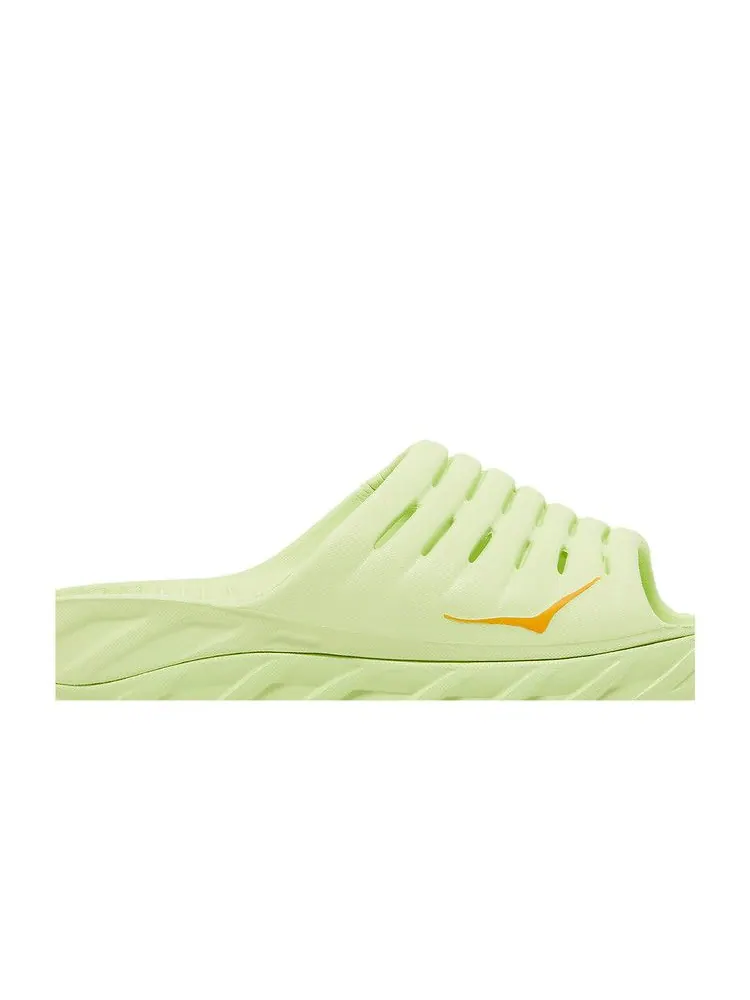 Сандалии HOKA Ora Recovery Slide 'Butterfly' — изображение 3 из 9, желтый