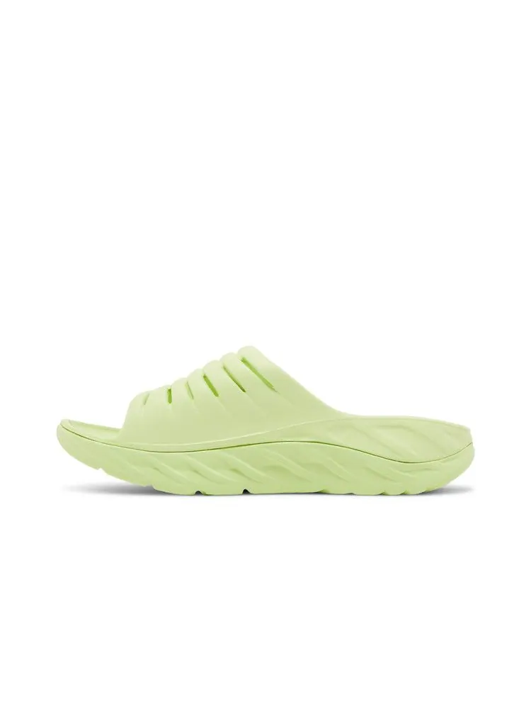 Сандалии HOKA Ora Recovery Slide 'Butterfly' — изображение 4 из 9, желтый