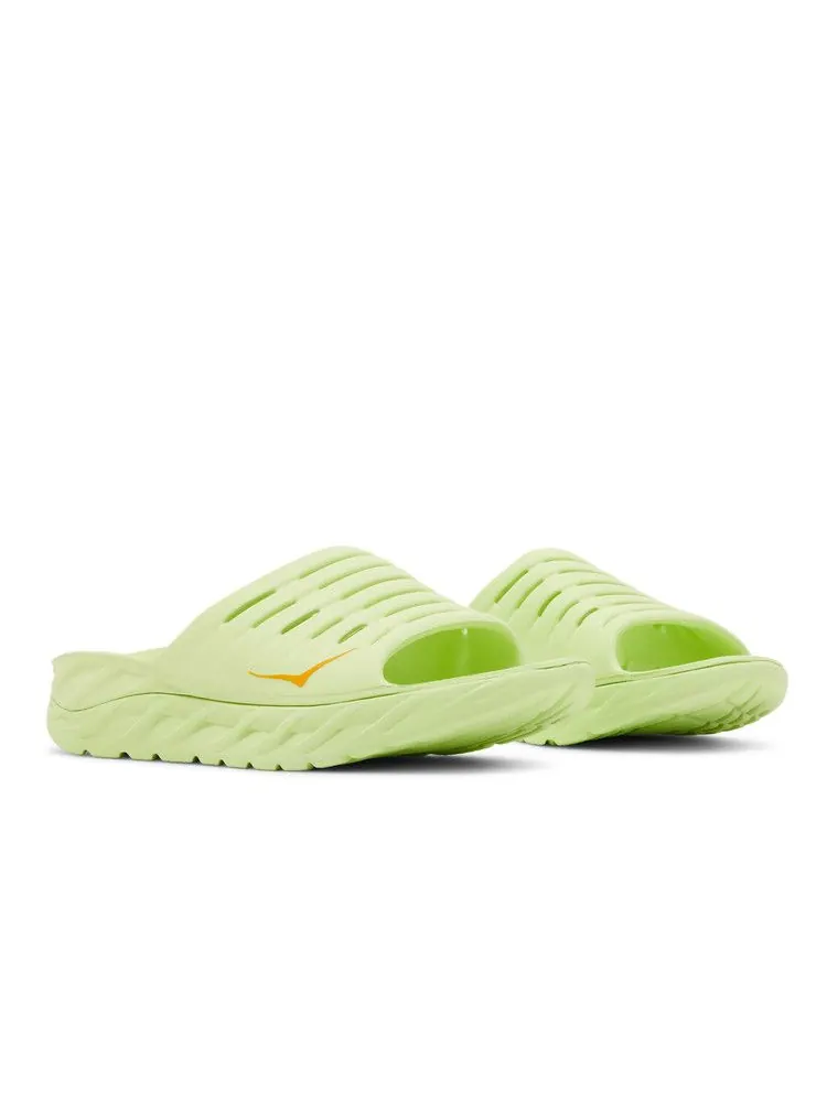 Сандалии HOKA Ora Recovery Slide 'Butterfly' — изображение 9 из 9, желтый