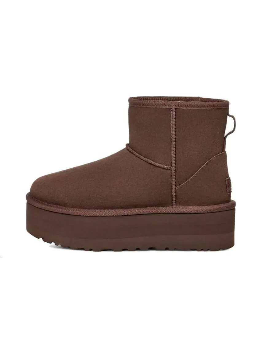 Угги UGG Classic Mini Platform — изображение 1 из 5, коричневый